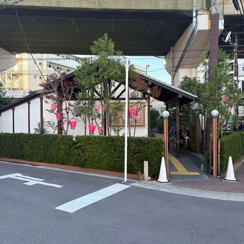 飛田新地の風景：トイレ