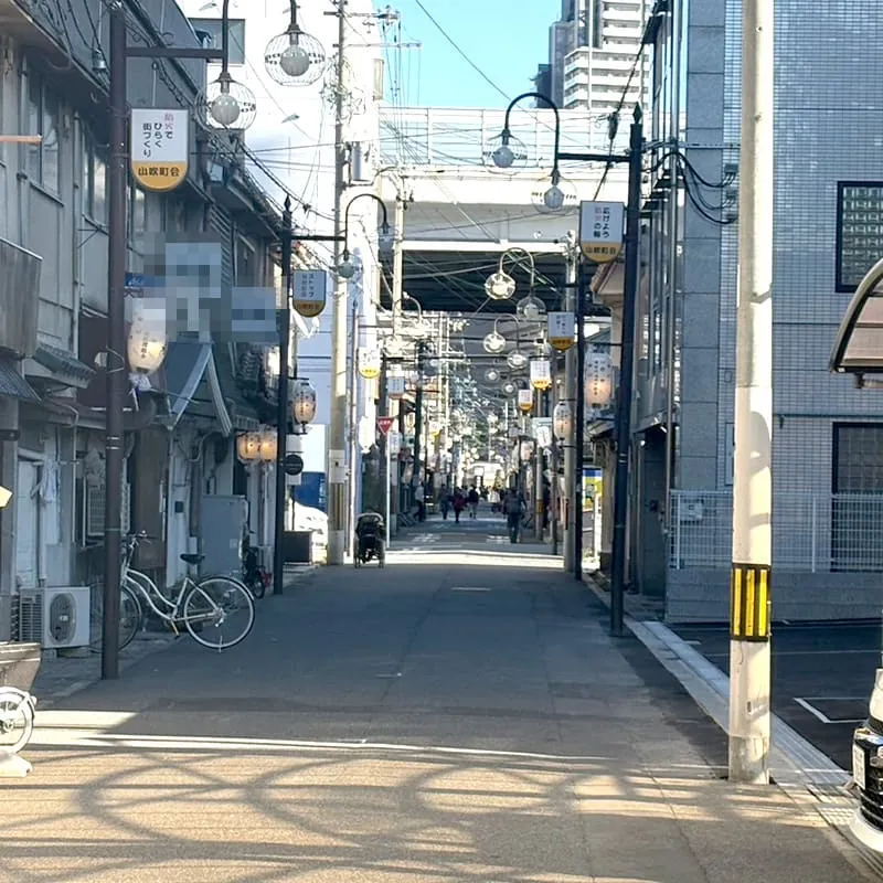 飛田新地の風景：街並み